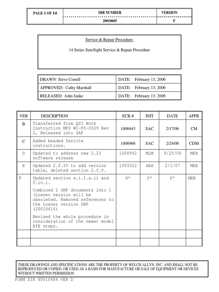 SureSight Service & Repair Guide | PDF | Printed Circuit Board ...