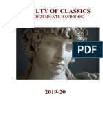 New Undergraduate Handbook 2019-20