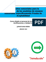 Curso Autorización Ensayos Aceptabilidad