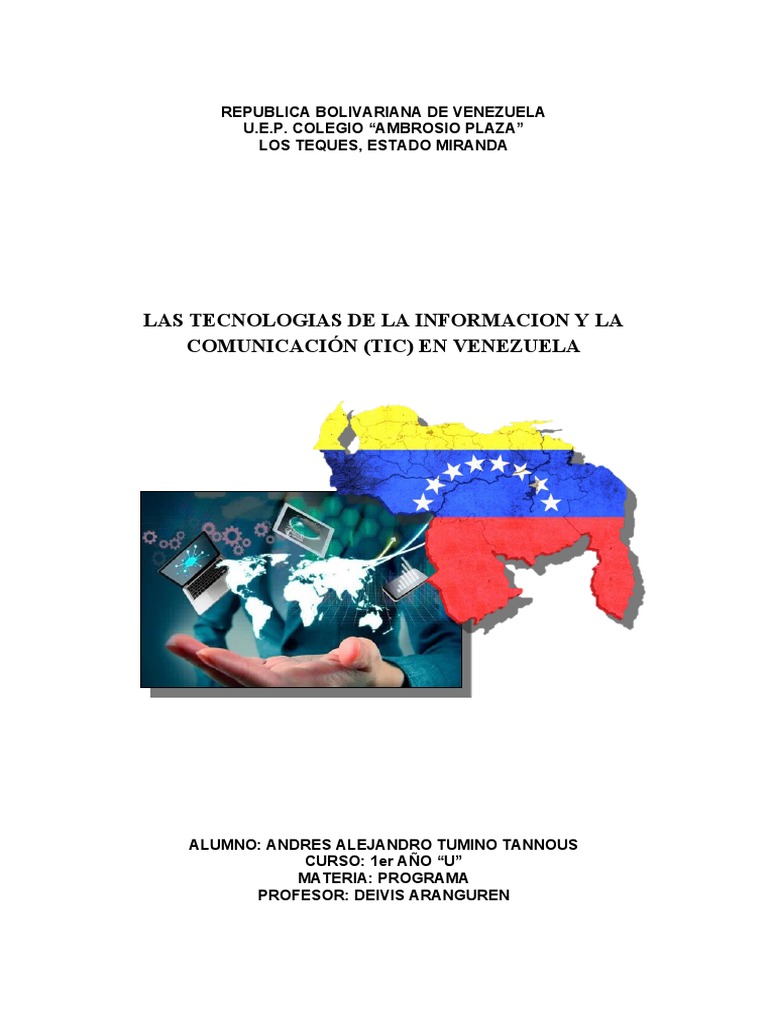 TIC en Venezuela: Impacto y Educación | PDF | Tecnología de información ...