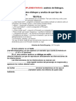 Act. Complementarias. Análisis de Diálogos T5 (2º de ESO)