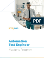 Automation Test Engineer: Master's Program