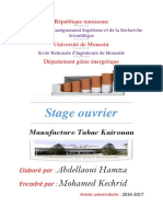 Stage Ouvrier: Abdellaoui Hamza Mohamed Kechrid