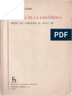 214763455 MOUNIN GEORGES Historia de La Linguistica