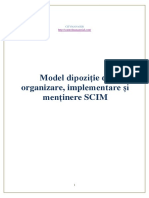 Model Dispozitie de Organizare, Implementare Si Mentinere SCIM
