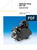 Hydraulic Pump VP1-120: Variable Displacement Pressure Up To 350 Bar