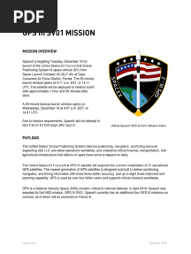 Official Spacex Gps Iii Sv01 Mission Patch
