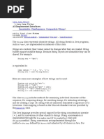 Class String: Serializable Charsequence Comparable String