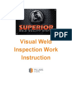 Visual Weld Inspection Work Instruction