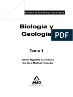 TEMA 1 Oposiciones Bio - Geo