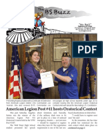 American Legion Post #41 Hosts Oratorical Contest: "No Bull"