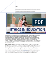 Importance of Ethics in Education