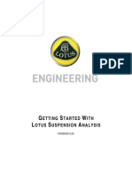 Getting Started With Lotus Suspension Analysis