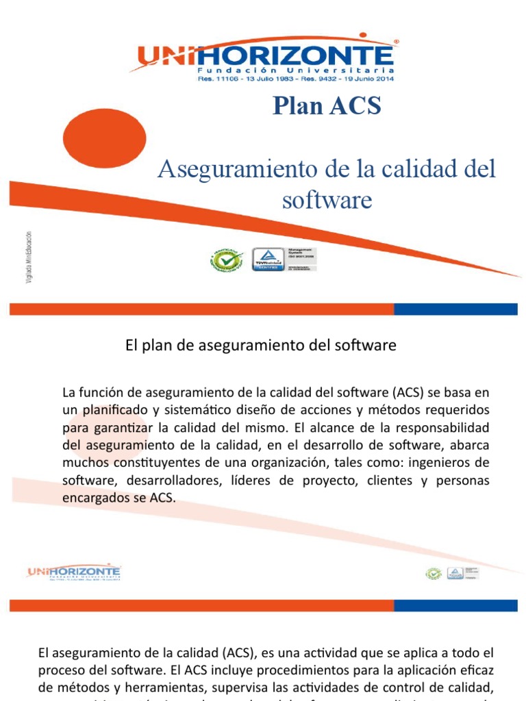 Plan de Aseguramiento de Calidad de Software | PDF | Negocios | Informática