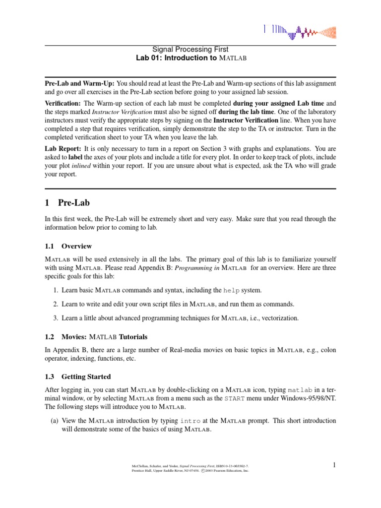 MATLAB Sound Processing Lab 01 | PDF | Matlab | Phase (Waves)