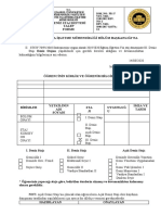 FR 17 (Duim Deniz Staj Defteri Talep Formu)