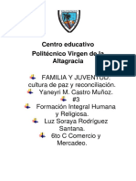 FIHR Cultura de Paz y Reconciliación