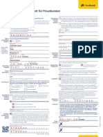 Postbank Serviceblatt Kontofuehrung 921 130 100 0520