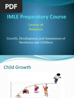 Lecture 76 Growth, Development and Assessment of Newborns and Children