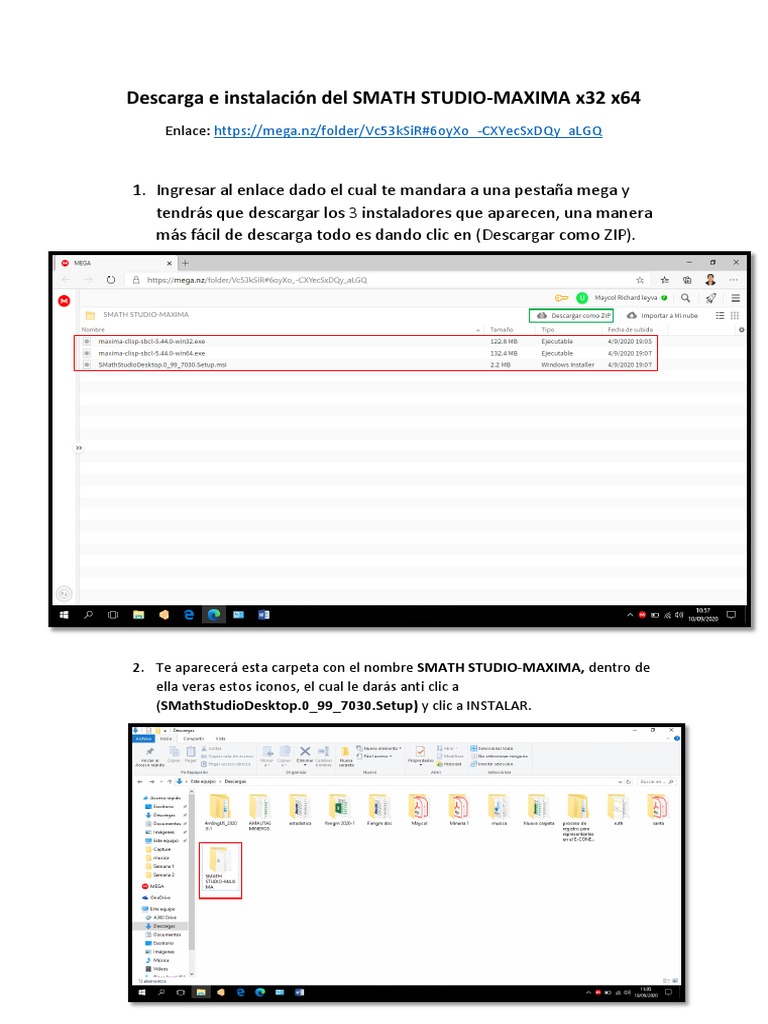 Guía Instalación SMATH STUDIO-MAXIMA | PDF