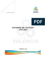 Informe Gestion 2015