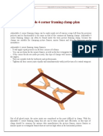Adjustable 4 Corner Framing Clamp Plan