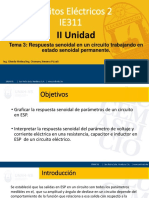 Tema 3. Respuesta Senoidal en Un Circuito Trabajando en Estado Senoidal Permanente