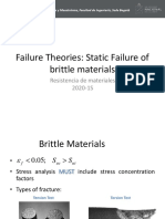 Lecture - Failure Theories Brittle Materials