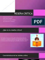 Reseña Crítica