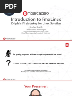 Introduction To Fmxlinux: Delphi'S Firemonkey For Linux Solution