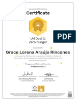 Gapminder Certificate - UN Goal 2 - Zero Hunger - Grace Lorena Araújo Rincones