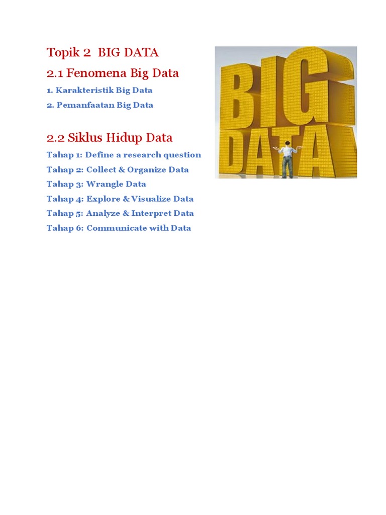 Big Data Dan Siklus Data | PDF