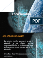 Ética Jurídica Abogado Postulante