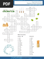 Sing & Plural - Crossword