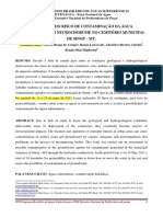 Avaliação Do Risco de Contaminaçao Da Agua Subterranea Por Necrochorume Sinop