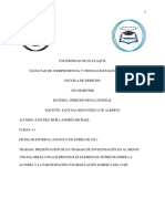 SANCHEZ MORA ANDRES MICHAEL - Trabajo de Investigación de La Autoría y La Participación Con Regulación Jurídica Del COIP