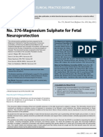 Neuroprotección Con MgSO4 CJOG 2019