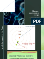 Niveles y subniveles de energía