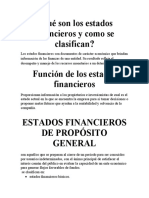 Qué son los estados financieros