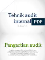 Tehnik Audit Internal Dr. Denny