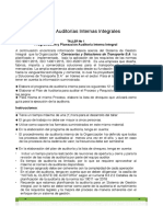 Módulo de Auditorías Internas Integrales Mio