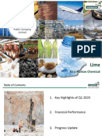 Q1 2019 Financial Results Chememan Public Company Limited: As A Human Chemical