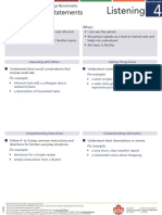 CLB - Can - Do - Statements - Level 4-Listening