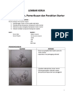 Job Sheet Pembongkaran Pemeriksaan Dan Perakitan Starter PDF