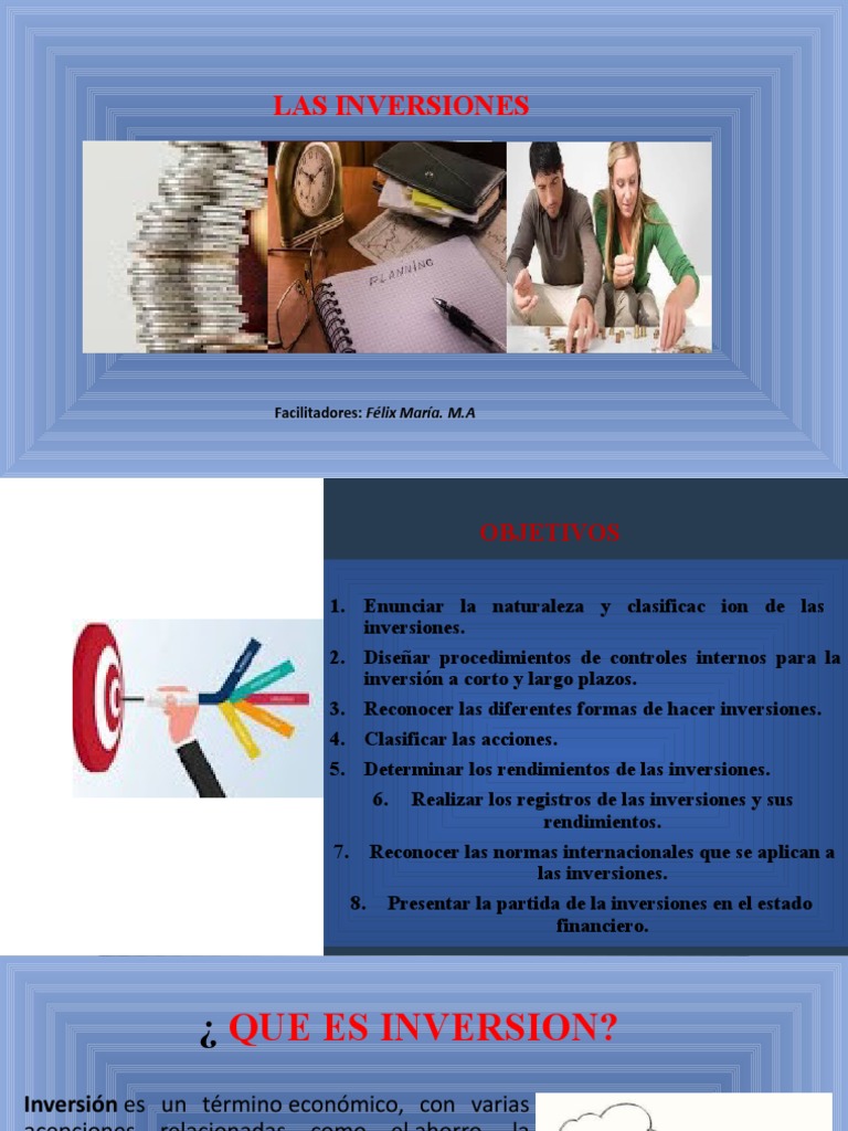 Presentacion de Inversiones. FMD | PDF | Inversiones | Dinero