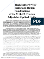 M14.ca Blackfeather® "RS" Engineering and Design Considerations of The M14.CA Tension Adjustable Op Rod Guide