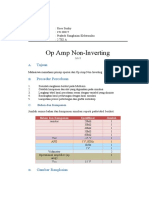 Job 8 - Op Amp Non Inverting