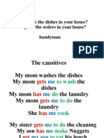 Who Washes The Dishes in Your House? Who Gives The Orders in Your House? Handyman