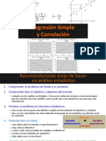 Bioest 2.4 - Regresión Simple y Correlación