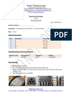 Arat Echnologies: Technical Data Sheet